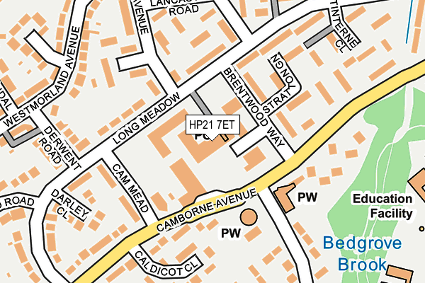 HP21 7ET map - OS OpenMap – Local (Ordnance Survey)