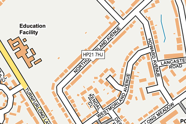 HP21 7HJ map - OS OpenMap – Local (Ordnance Survey)