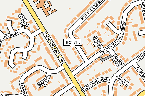 HP21 7HL map - OS OpenMap – Local (Ordnance Survey)