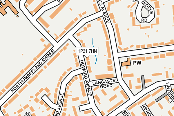 HP21 7HN map - OS OpenMap – Local (Ordnance Survey)