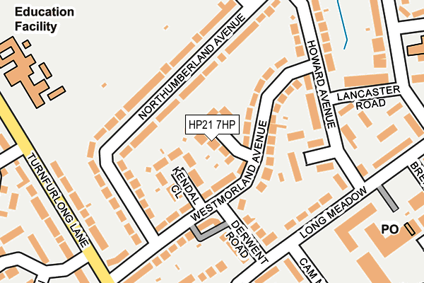 HP21 7HP map - OS OpenMap – Local (Ordnance Survey)