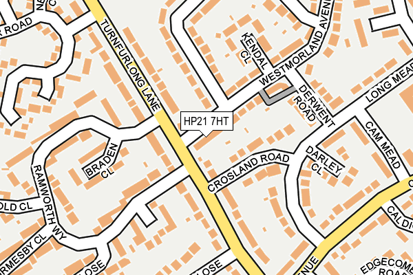 HP21 7HT map - OS OpenMap – Local (Ordnance Survey)