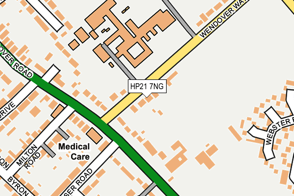 HP21 7NG map - OS OpenMap – Local (Ordnance Survey)