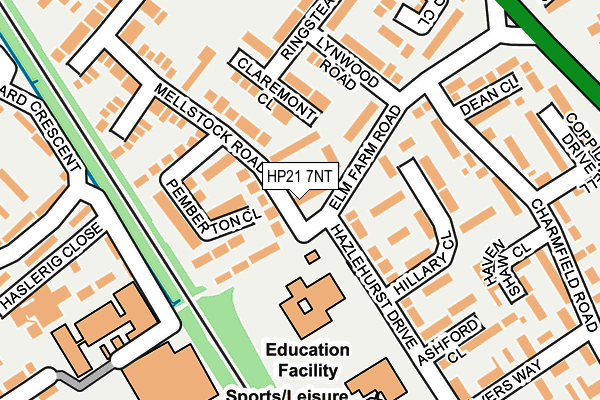 HP21 7NT map - OS OpenMap – Local (Ordnance Survey)