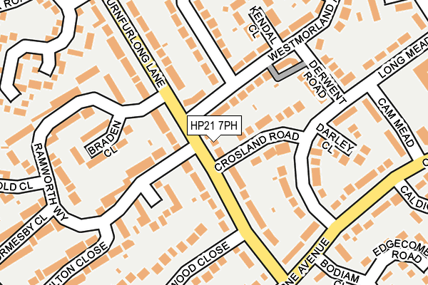 HP21 7PH map - OS OpenMap – Local (Ordnance Survey)