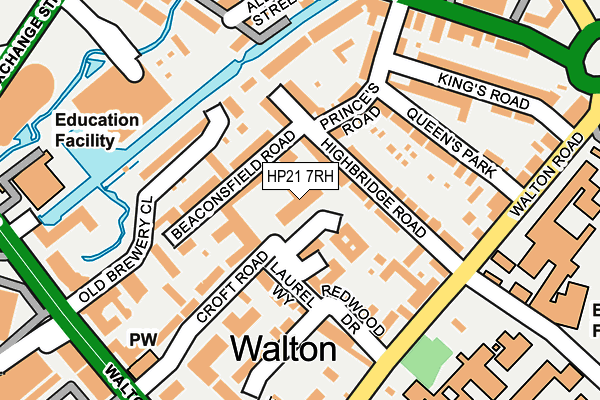 HP21 7RH map - OS OpenMap – Local (Ordnance Survey)