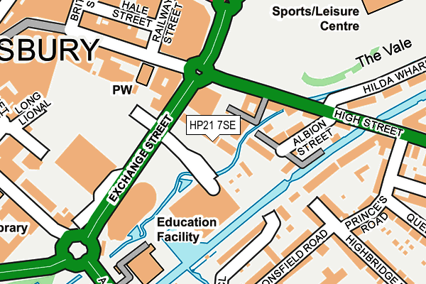 HP21 7SE map - OS OpenMap – Local (Ordnance Survey)