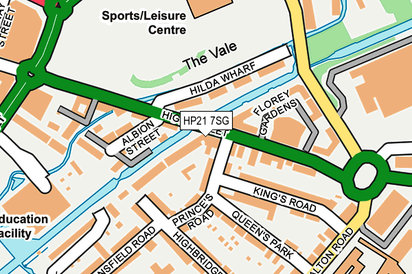 HP21 7SG map - OS OpenMap – Local (Ordnance Survey)