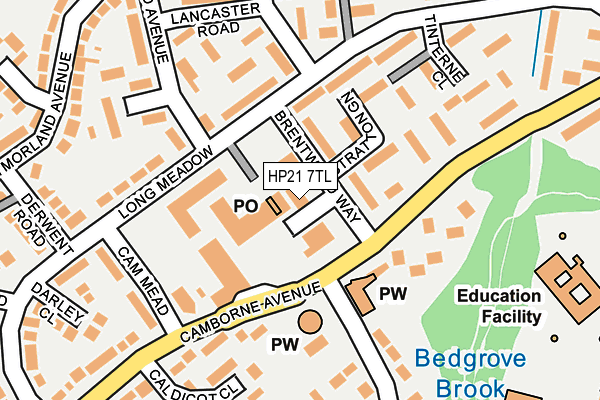 HP21 7TL map - OS OpenMap – Local (Ordnance Survey)