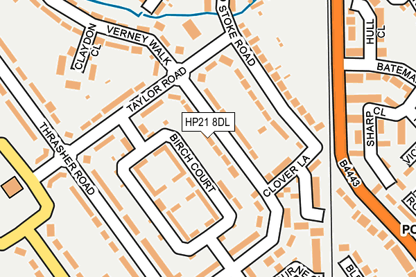 HP21 8DL map - OS OpenMap – Local (Ordnance Survey)