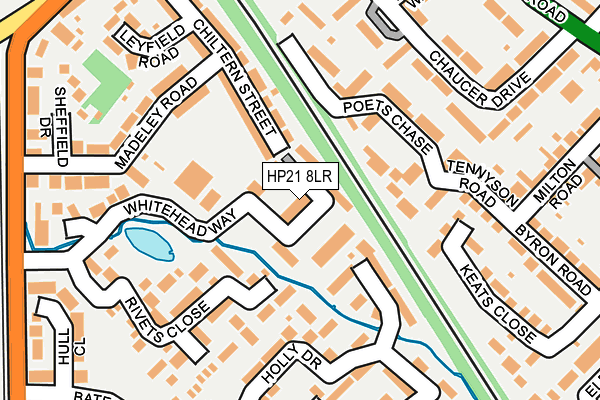 HP21 8LR map - OS OpenMap – Local (Ordnance Survey)