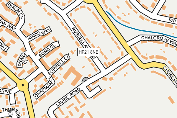 HP21 8NE map - OS OpenMap – Local (Ordnance Survey)
