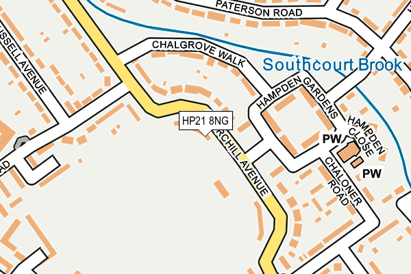 HP21 8NG map - OS OpenMap – Local (Ordnance Survey)