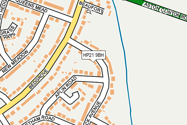 HP21 9BH map - OS OpenMap – Local (Ordnance Survey)