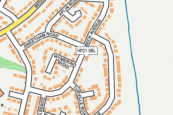 HP21 9BL map - OS OpenMap – Local (Ordnance Survey)
