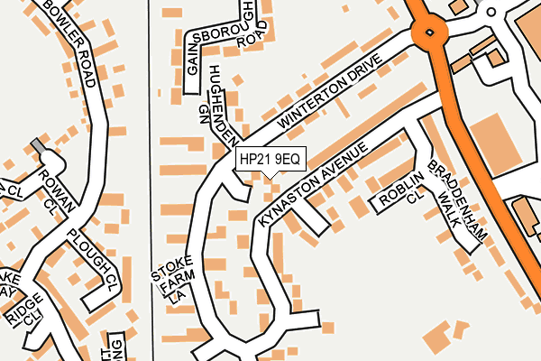 HP21 9EQ map - OS OpenMap – Local (Ordnance Survey)