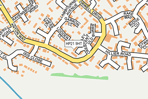 HP21 9HT map - OS OpenMap – Local (Ordnance Survey)