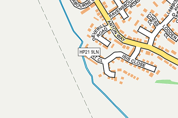 HP21 9LN map - OS OpenMap – Local (Ordnance Survey)