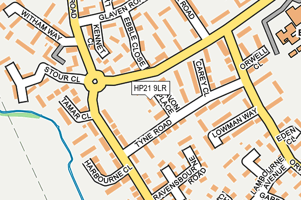 HP21 9LR map - OS OpenMap – Local (Ordnance Survey)