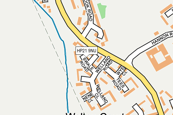 HP21 9NU map - OS OpenMap – Local (Ordnance Survey)