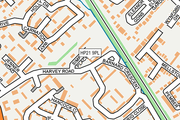 HP21 9PL map - OS OpenMap – Local (Ordnance Survey)