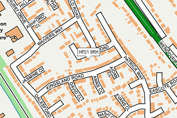 HP21 9RH map - OS OpenMap – Local (Ordnance Survey)
