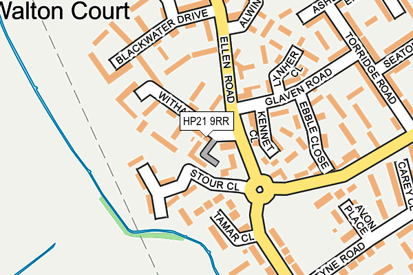 HP21 9RR map - OS OpenMap – Local (Ordnance Survey)