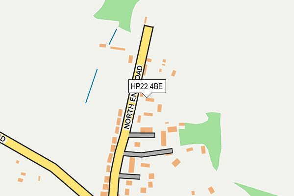 HP22 4BE map - OS OpenMap – Local (Ordnance Survey)