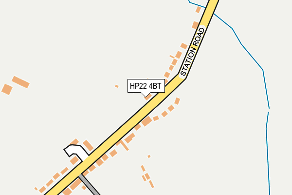 HP22 4BT map - OS OpenMap – Local (Ordnance Survey)