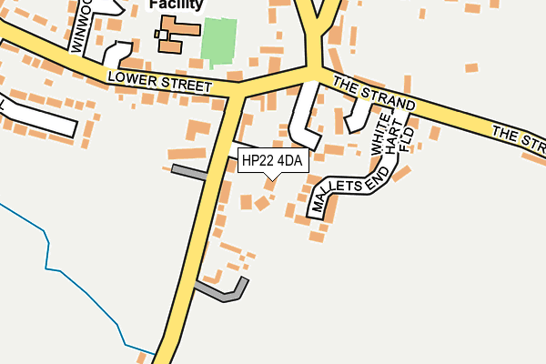 HP22 4DA map - OS OpenMap – Local (Ordnance Survey)
