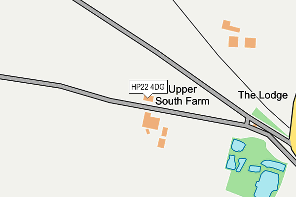 HP22 4DG map - OS OpenMap – Local (Ordnance Survey)