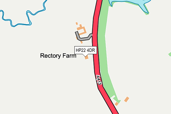 HP22 4DR map - OS OpenMap – Local (Ordnance Survey)