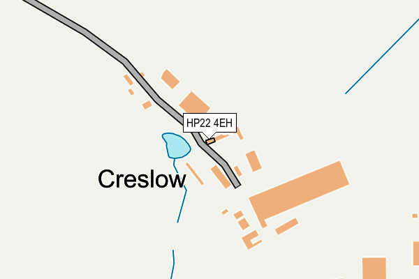 HP22 4EH map - OS OpenMap – Local (Ordnance Survey)