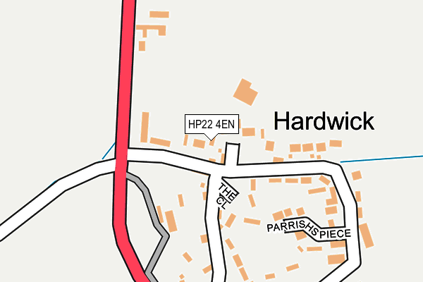 HP22 4EN map - OS OpenMap – Local (Ordnance Survey)