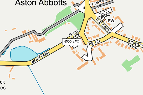 HP22 4EQ map - OS OpenMap – Local (Ordnance Survey)