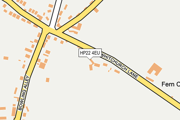 HP22 4EU map - OS OpenMap – Local (Ordnance Survey)