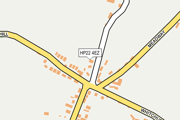 HP22 4EZ map - OS OpenMap – Local (Ordnance Survey)