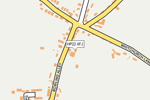 HP22 4FJ map - OS OpenMap – Local (Ordnance Survey)