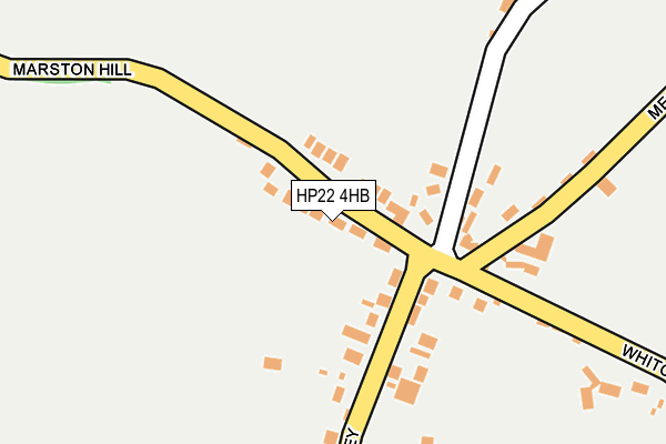 HP22 4HB map - OS OpenMap – Local (Ordnance Survey)