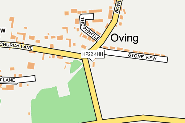 HP22 4HH map - OS OpenMap – Local (Ordnance Survey)