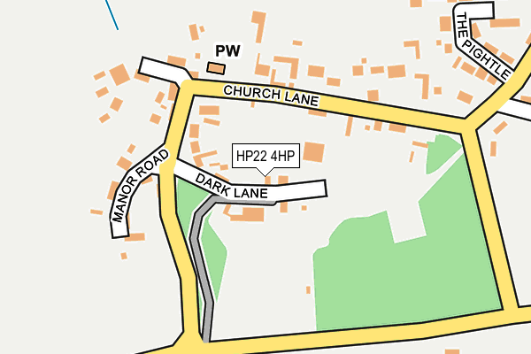 HP22 4HP map - OS OpenMap – Local (Ordnance Survey)