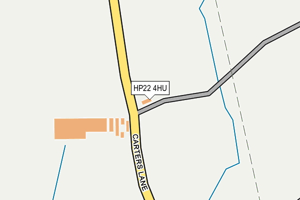 HP22 4HU map - OS OpenMap – Local (Ordnance Survey)