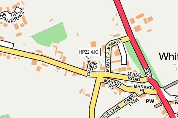 HP22 4JQ map - OS OpenMap – Local (Ordnance Survey)