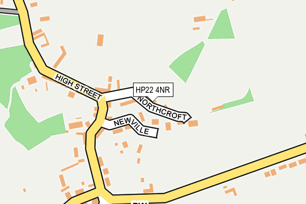 HP22 4NR map - OS OpenMap – Local (Ordnance Survey)