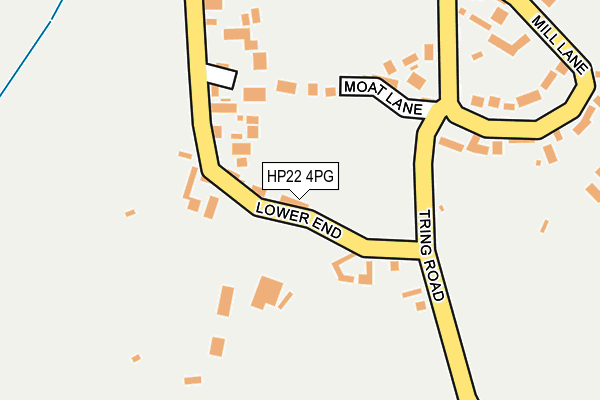 HP22 4PG map - OS OpenMap – Local (Ordnance Survey)