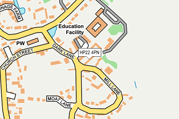 HP22 4PN map - OS OpenMap – Local (Ordnance Survey)