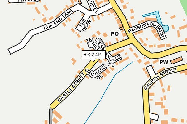 HP22 4PT map - OS OpenMap – Local (Ordnance Survey)