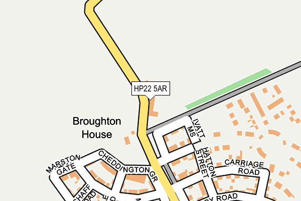 HP22 5AR map - OS OpenMap – Local (Ordnance Survey)