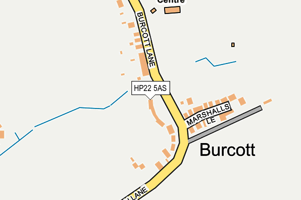 HP22 5AS map - OS OpenMap – Local (Ordnance Survey)
