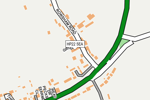 HP22 5EA map - OS OpenMap – Local (Ordnance Survey)